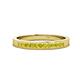 1 - Aaryn 2.00 mm Yellow Sapphire Wedding Band 