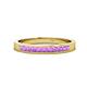 1 - Aaryn 2.00 mm Amethyst Wedding Band 