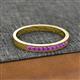 2 - Aaryn 2.00 mm Amethyst Wedding Band 