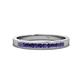 1 - Aaryn 2.00 mm Iolite Wedding Band 