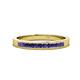 1 - Aaryn 2.00 mm Iolite Wedding Band 