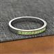 2 - Aaryn 2.00 mm Peridot Wedding Band 