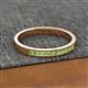 2 - Aaryn 2.00 mm Peridot Wedding Band 