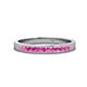 1 - Aaryn 2.00 mm Pink Sapphire Wedding Band 