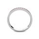 4 - Aaryn 2.00 mm Pink Sapphire Wedding Band 