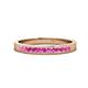 1 - Aaryn 2.00 mm Pink Sapphire Wedding Band 