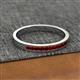 2 - Aaryn 2.00 mm Red Garnet Wedding Band 