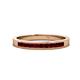 1 - Aaryn 2.00 mm Red Garnet Wedding Band 