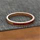 2 - Aaryn 2.00 mm Red Garnet Wedding Band 