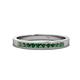 1 - Aaryn 2.00 mm Created Alexandrite Wedding Band 