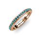 1 - Caitlin London Blue Topaz Eternity Band 