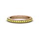 4 - Caitlin Peridot Eternity Band 