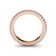 5 - Caitlin Pink Tourmaline Eternity Band 