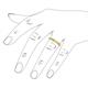 6 - Caitlin Yellow Sapphire Eternity Band 