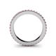 5 - Caitlin Pink Tourmaline Eternity Band 