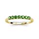 3 - Vivian 3.00 mm Green Garnet Wedding Band 