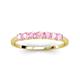 3 - Vivian 3.00 mm Pink Tourmaline Wedding Band 