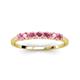 3 - Vivian 3.00 mm Rhodolite Garnet Wedding Band 