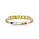 3 - Vivian 3.00 mm Yellow Sapphire Wedding Band 