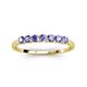 3 - Vivian 3.00 mm Tanzanite Wedding Band 