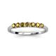 3 - Vivian 3.00 mm Citrine Wedding Band 