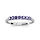 3 - Vivian 3.00 mm Iolite Wedding Band 