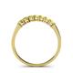 4 - Vivian 3.00 mm Yellow Sapphire Wedding Band 