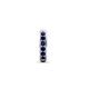 1 - Cianna 0.15 ctw Petite Single Huggie Earring in Blue Sapphire 