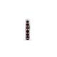 1 - Cianna 0.16 ctw Petite Single Huggie Earring in Red Garnet 