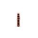 1 - Cianna 0.16 ctw Petite Single Huggie Earring in Red Garnet 