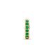 1 - Cianna 0.11 ctw Petite Single Huggie Earring in Emerald 