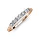 2 - Vivian 3.00 mm Natural Diamonds Wedding Band 