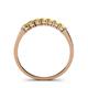 4 - Vivian 3.00 mm Yellow Sapphire Wedding Band 