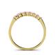 4 - Vivian 3.00 mm Pink Tourmaline Wedding Band 