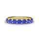 1 - Kathleen 3.40 mm Round Tanzanite Wedding Band 