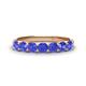 1 - Kathleen 3.40 mm Round Tanzanite Wedding Band 