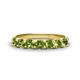 1 - Kathleen 3.40 mm Round Peridot Wedding Band 