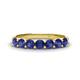 1 - Kathleen 3.40 mm Round Iolite Wedding Band 