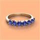 2 - Kathleen 3.40 mm Round Iolite Wedding Band 