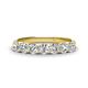 1 - Kathleen 3.40 mm Natural Diamonds Wedding Band 