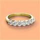 2 - Kathleen 3.40 mm Natural Diamonds Wedding Band 