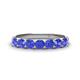 1 - Kathleen 3.40 mm Round Tanzanite Wedding Band 