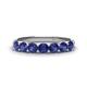 1 - Kathleen 3.40 mm Round Iolite Wedding Band 