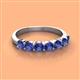 2 - Kathleen 3.40 mm Round Iolite Wedding Band 