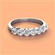 2 - Kathleen 3.40 mm Natural Diamonds Wedding Band 