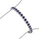 3 - Quon Blue Sapphire Tennis Bracelet 