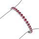 3 - Quon Ruby Tennis Bracelet 