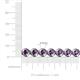 4 - Quon Amethyst Tennis Bracelet 