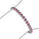 3 - Quon Rhodolite Garnet Tennis Bracelet 