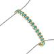 3 - Quon London Blue Topaz Tennis Bracelet 